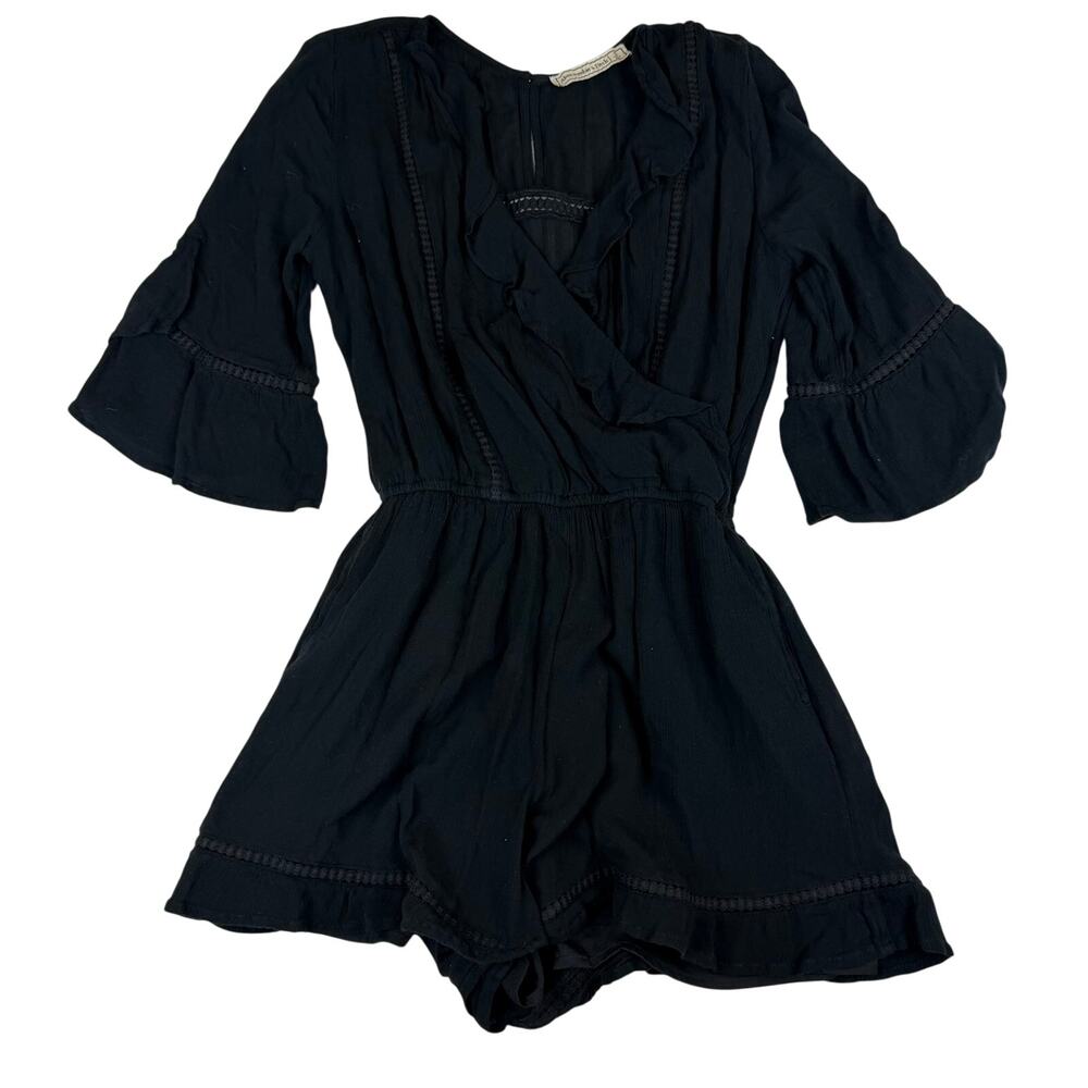 Abercrombie & Fitch Black Romper - Size Small